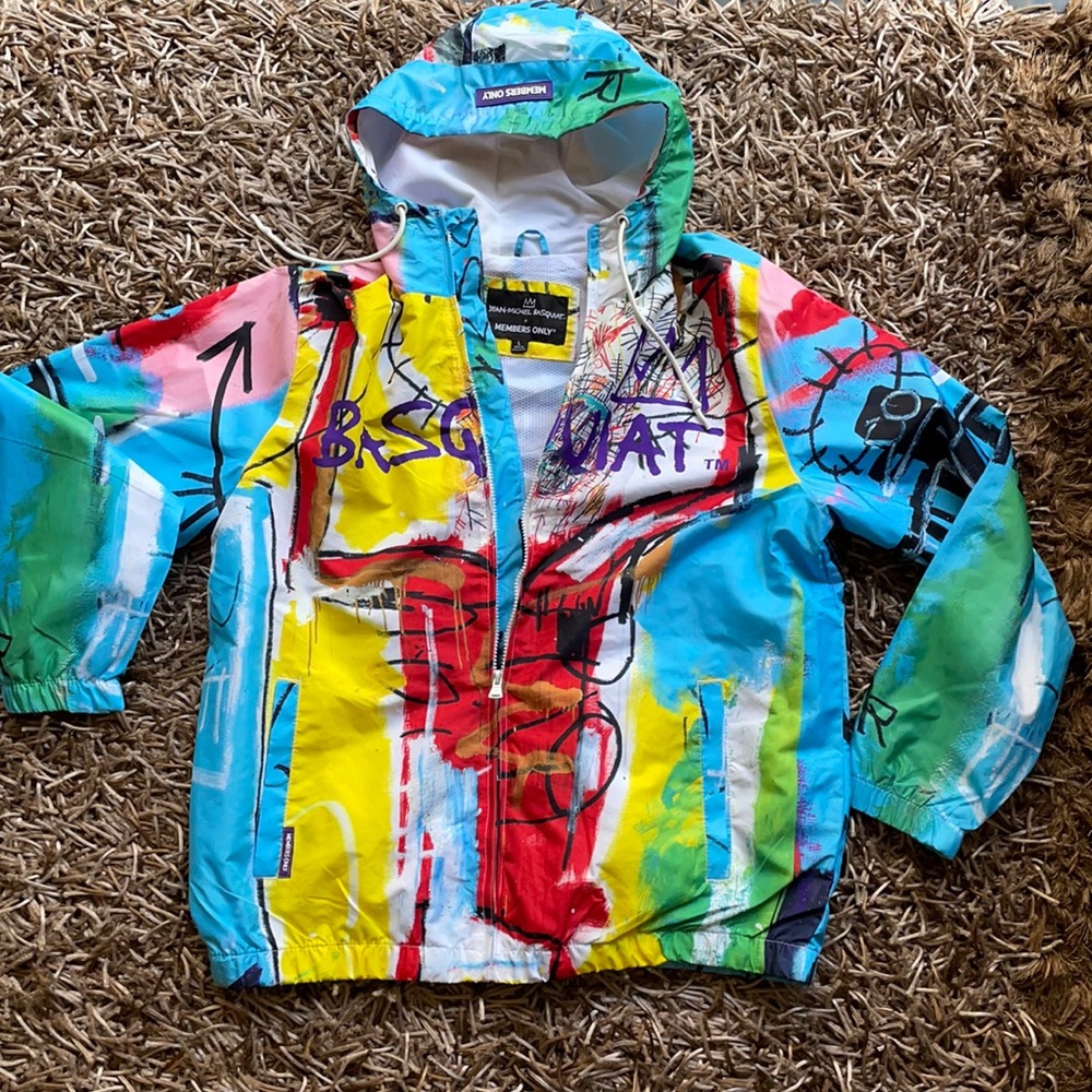 Jean-Michel Basquiat Windbreaker Jacket new without tag